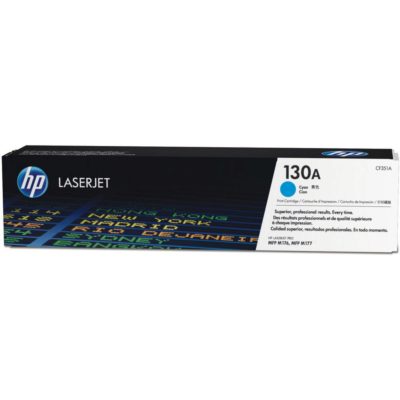 hp 130A Toner, Cyan Single Pack, CF351A hp 130A Toner, Cyan Single Pack, CF351A
